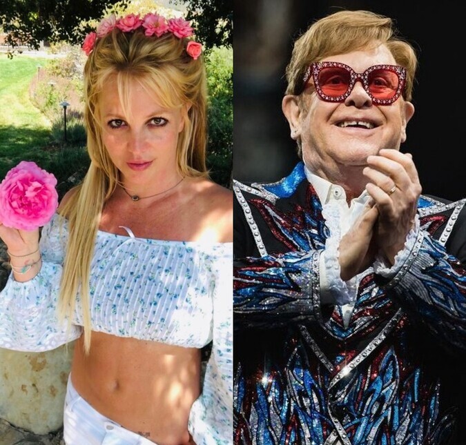 Britney Spears grava nova versão de <i>Tiny Dancer</i> com Elton John, diz <i>site</i>
