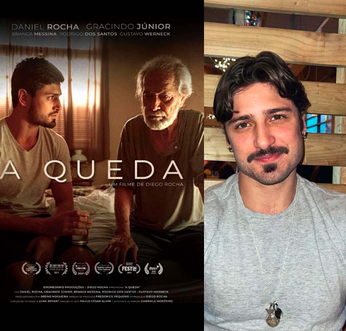 Daniel Rocha fala sobre o filme <i>A Queda</i> e relembra relação com avós: - <i>Eu quase não os via quando eu era criança e adolescente</i>