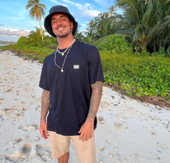 Gabriel Medina brinca sobre a polêmica frase de Caio Castro e revela: <I>Eu aqui procurando uma oportunidade para pagar!</i>