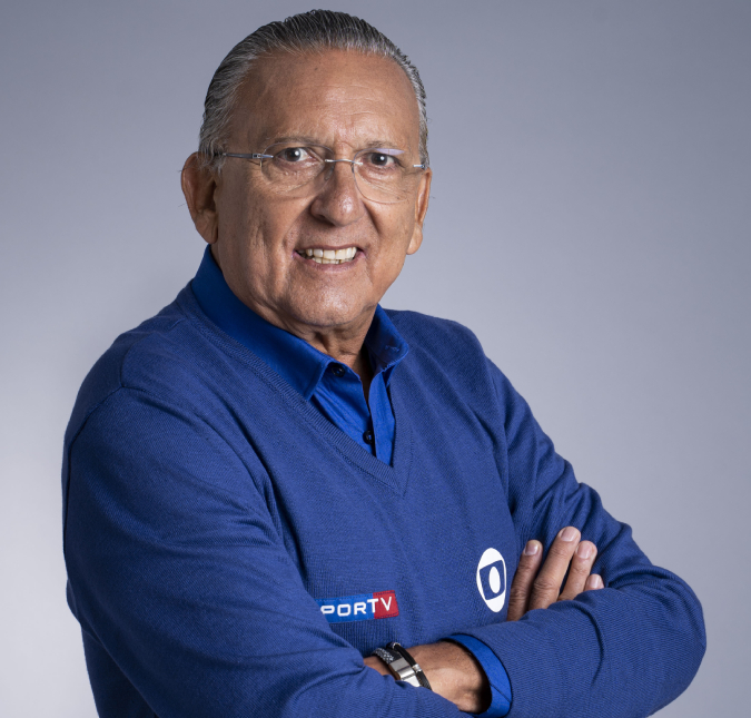 Galvão Bueno se recupera após passar por procedimento de correção de uma fissura