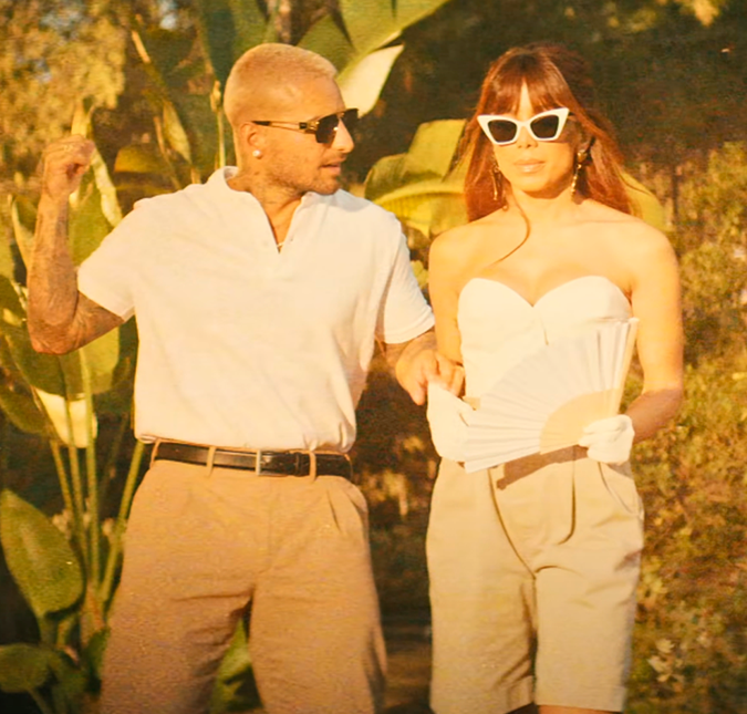 Anitta vive romance de Hollywood com Maluma em clipe El Que Espera; assista A canção faz parte do novo álbum da cantora, Versions Of Me