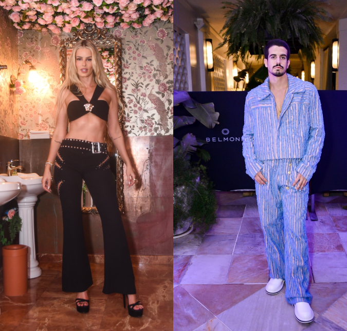 Yasmin Brunet e Enzo Celulari ficaram em festa de joalheria em São Paulo, diz jornal