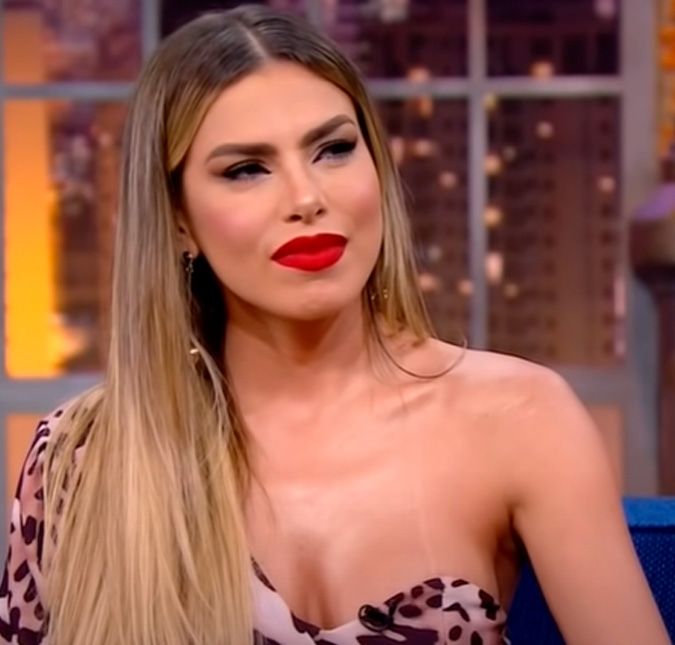 A modelo se incomodou com um vídeo postado por Sarah Andrade