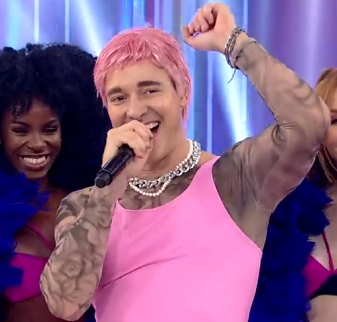 Rodrigo Faro se veste de Justin Bieber e arrasa durante o quadro <I>Vai dar Namoro</i>