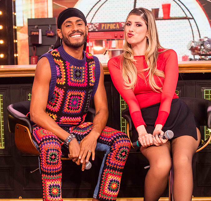 Dani Calabresa e Ícaro Silva duelam no <i>Batalha de Lip Sync</i> do <i>Domingão com Huck</i> e <i>web</i> reage