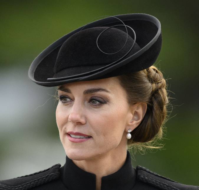 Kate Middleton usa brinco de Rainha Elizabeth II pela terceira vez; veja!