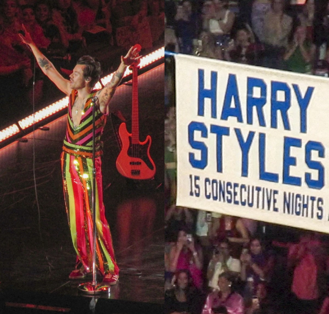 Harry Styles ganha homenagem após fazer 15 <i>shows</i> consecutivos no estádio mais famoso do mundo