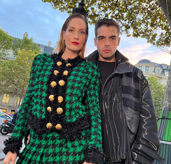 João Guilherme e Schynaider Moura marcam presença na semana de moda de Paris