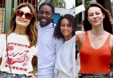 Fátima Bernardes, Lázaro Ramos, Tais Araújo, Paolla Oliveira... Famosos vão às urnas no 1º turno