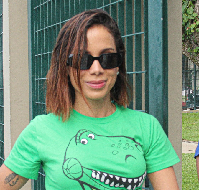 Após votar no Rio de Janeiro, Anitta marca presença no aniversário de dois anos de idade do sobrinho