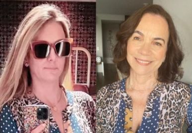 De luto, Ticiane Pinheiro posa com mesmo vestido que a sogra: <I>Saudades</i>