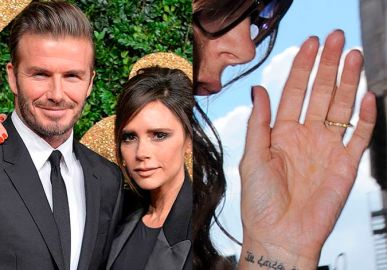 Crise no casamento? Que nada! Descubra o que fez Victoria Beckham remover tatuagem em homenagem a David Beckham