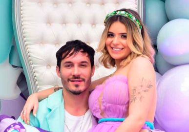 Em <i>live</i> divertida Viih Tube e Eliezer revelam sexo do primeiro filho, confira