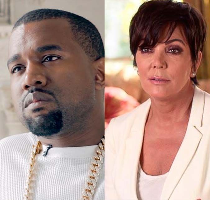 Senta que lá vem mais polêmica! Sem papas na língua, ele seguiu soltando o verbo sobre o clã Kardashian-Jenner sempre que pode. De acordo com o Page Six, o rapper disse que a ex-sogra, Kris Jenner, mãe de Kim Kardashian, já teve um relacionamento secreto com o também rapper Drake. A revelação aconteceu durante a entrevista ao podcast Drink Champs, quando o artista foi questionado sobre uma mensagem enigmática que publicou no Instagram, dizendo: O Drake f***u a mamãe da mamãe do meu bebê. Isso é guerra. Assim que o apresentador perguntou quem seriam as tais mamães, Kanye soltou na lata os nomes de Kim e Kris. Sim, isso aí foi complicado. Vocês sabem o que eu quis dizer, completou. Senta que lá vem mais polêmica! Sem papas na língua, ele seguiu soltando o verbo sobre o clã Kardashian-Jenner sempre que pode. De acordo com o Page Six, o rapper disse que a ex-sogra, Kris Jenner, mãe de Kim Kardashian, já teve um relacionamento secreto com o também rapper Drake. A revelação aconteceu durante a entrevista ao podcast Drink Champs, quando o artista foi questionado sobre uma mensagem enigmática que publicou no Instagram, dizendo: O Drake f***u a mamãe da mamãe do meu bebê. Isso é guerra. Assim que o apresentador perguntou quem seriam as tais mamães, Kanye soltou na lata os nomes de Kim e Kris. Sim, isso aí foi complicado. Vocês sabem o que eu quis dizer, completou.