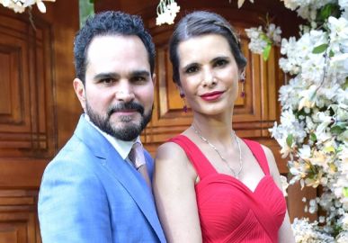 Luciano Camargo celebra aniversário de casamento e relembra início do relacionamento com Flávia Camargo