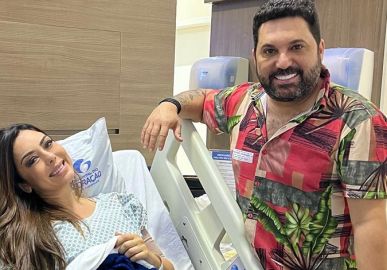Deia Cypri, esposa do sertanejo Edson, realiza procedimento estético queridinho de Kim Kardashian