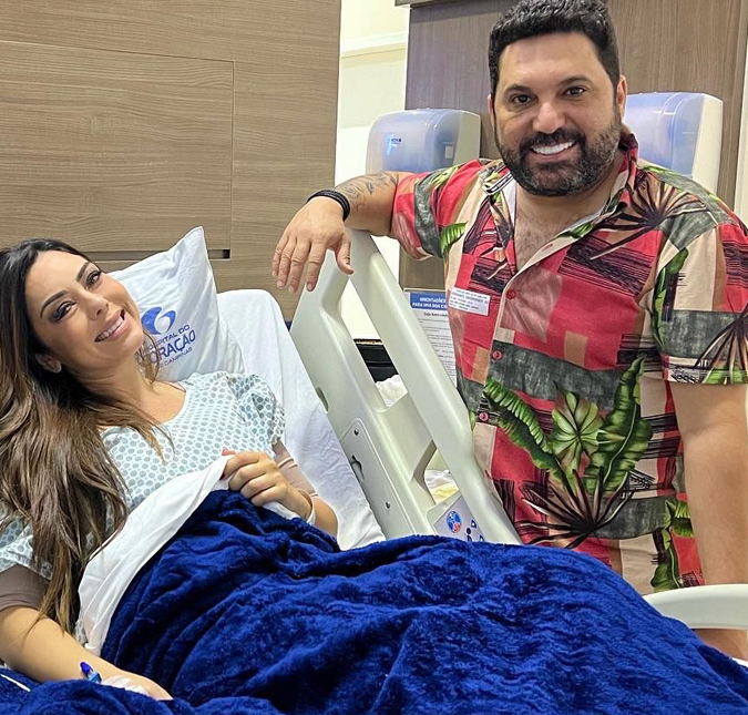 Deia Cypri, esposa do sertanejo Edson, realiza procedimento estético queridinho de Kim Kardashian