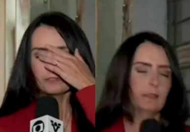 Repórter da <I>TV Globo</i> assusta telespectadores ao desmaiar ao vivo
