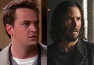Keanu Reeves revela que ficou chocado ao ser mencionado em autobiografia de Matthew Perry, diz revista