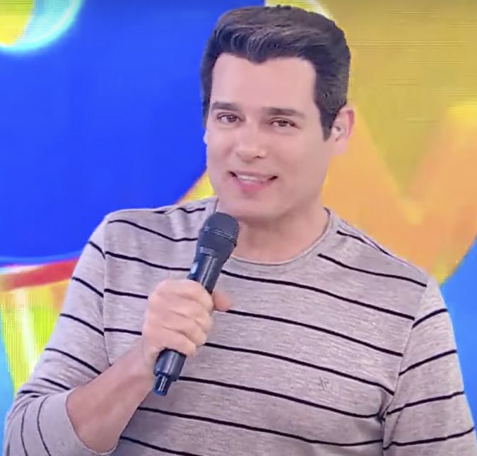 O apresentador diz que a saúde está top, mas precisa se cuidar