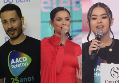 Carlinhos Maia, Juliette, Maisa Silva...Confira os famosos que foram prestigiar o <i>Teleton</i>