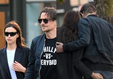 Entre rumores de reconciliação, Bradley Cooper leva apalpada no bumbum de Irina Shayk em passeio