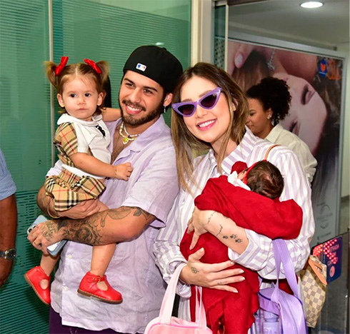 Virginia Fonseca e Zé Felipe publicam textos encantadores para a primogênita, Maria Alice: <I>Descobri o amor mais lindo e puro que existe!</i>