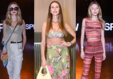 Isabella Scherer, Renata Kuerten, Fefe... Confira os famosos que estavam presentes no terceiro dia de <I>SPFW</I>