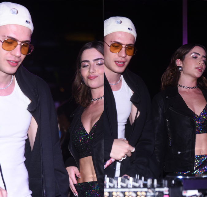 Após desfilar pela primeira vez na <i>SPFW</i>, Jade Picon curte festa ao lado do irmão e celebra: <i>2022 segue se superando</i>
