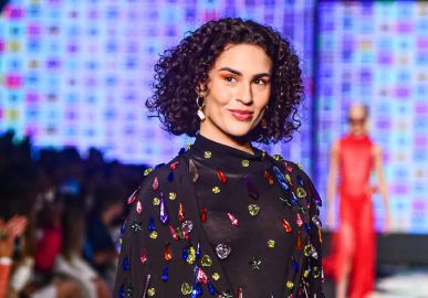 Lívian Aragão e mais famosas desfilam pela grife <i>LED</i> no penúltimo dia da <i>SPFW</i>