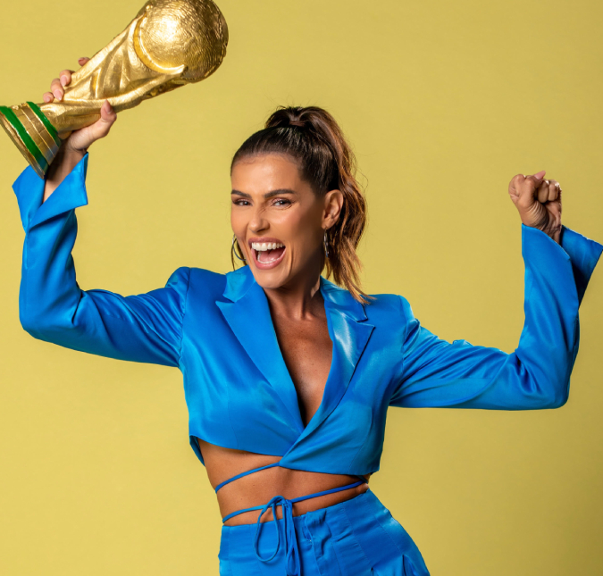 Deborah Secco é criticada por <i>look</i> durante cobertura da Copa do Mundo e se pronuncia