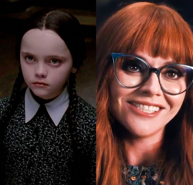 Mas não pense que Ricci ficou de fora da nova produção de Tim Burton, viu. Ela está na série, mas na pele de outra personagem: a Sra. Thornhill, uma das professoras da Escola Nunca Mais.