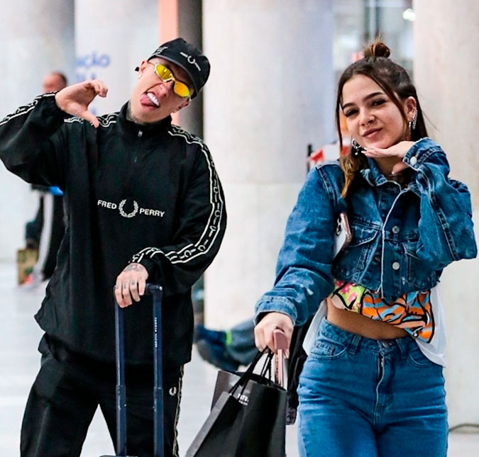 Mel Maia exibe clique acompanhando o jogo do Brasil com MC Daniel: <i>Podia ser a gente, mas é a gente!</i>