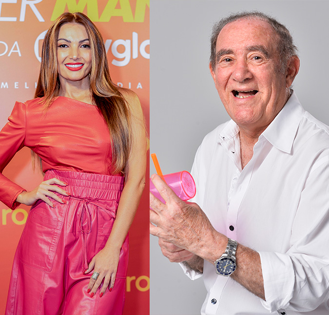 Patrícia Poeta mostra áudio que recebeu de Renato Aragão e atualiza estado de saúde do ator
