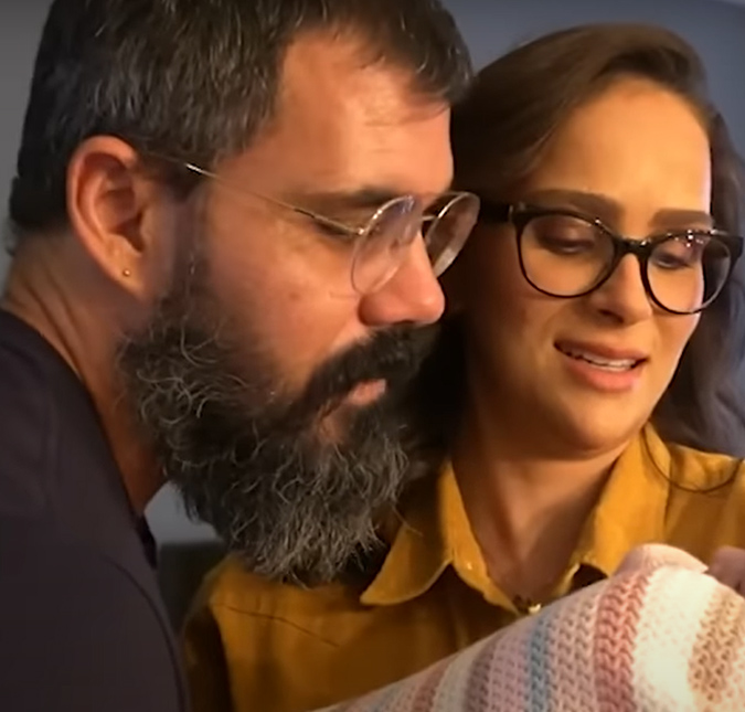 Juliano Cazarré comemora transferência da filha para o Rio de Janeiro e homenageia a esposa: <i>Ela é força que me move</i>
