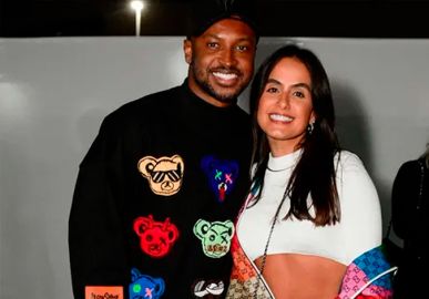 Em Londres, Thiaguinho e Carol Peixinho recriam capa de álbum dos <I>Beatles</i>
