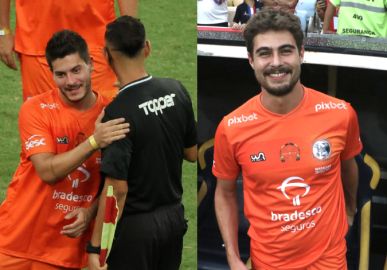 Paulo André, Rafa Vitti, Arthur Aguiar... Veja os famosos que marcaram presença no <I>Jogo das Estrelas</i>