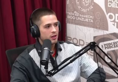 João Guilherme aparece dançando e cantando música de Rosalía
