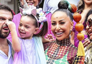 Sabrina Sato compartilha momento engraçado da filha com Duda Nagle