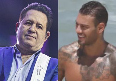 Aos 57 anos de idade, sertanejo Marrone vence Lucas Lucco em disputa de flexões