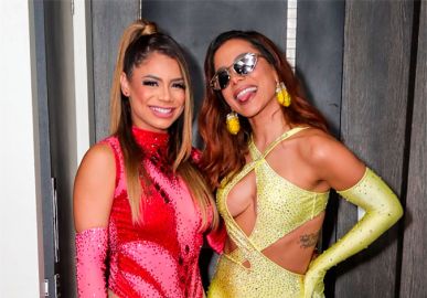 Lexa curte Alpes Franceses com Anitta e explica ausência de MC Guimê na viagem
