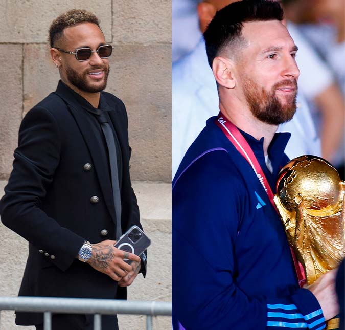 Neymar Jr. reencontra Lionel Messi após Copa do Mundo do Qatar