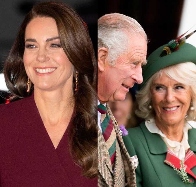 Em meio à crise com Príncipe Harry, Rei Charles III e Camilla Parker Bowles homenageiam Kate Middleton
