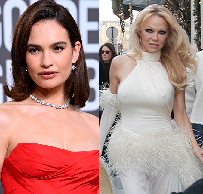 Pamela Anderson admite que nunca leu carta enviada por Lily James antes de estrelar <i>Pam & Tommy</i>