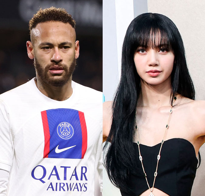 Neymar Jr. surpreende ao posar para clique ao lado de Lisa, do grupo de <i>K-Pop BLACKPINK</i>