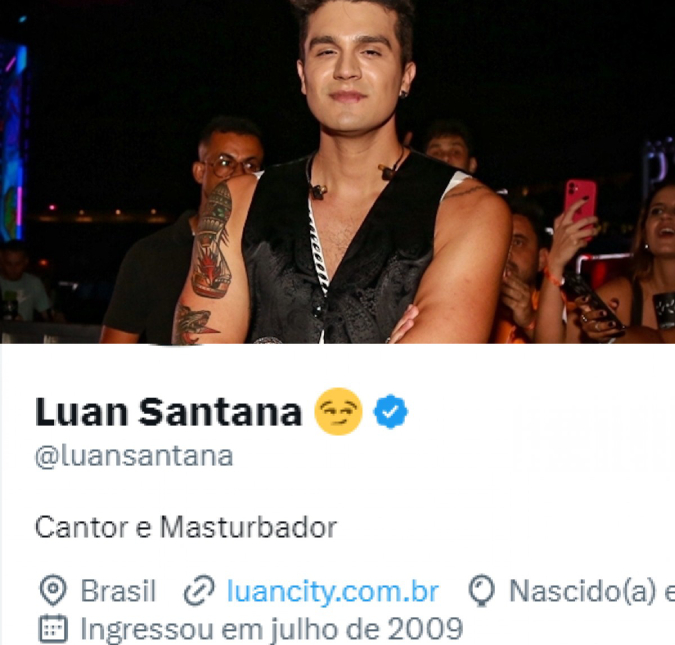 Conta de Luan Santana no <i>Twitter</i> é invadida por <i>hacker</i>
