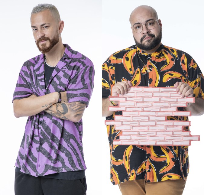 Montagem de Fred, do <i>BBB23</i>, com Tiago Abravanel, do <i>BBB22</i>, toma a <i>web</i> - e <i>haters</i> respondem