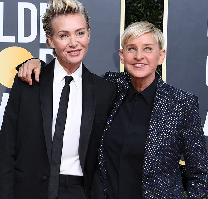 Ellen DeGeneres renova votos de casamento com esposa e Kris Jenner comanda a cerimônia