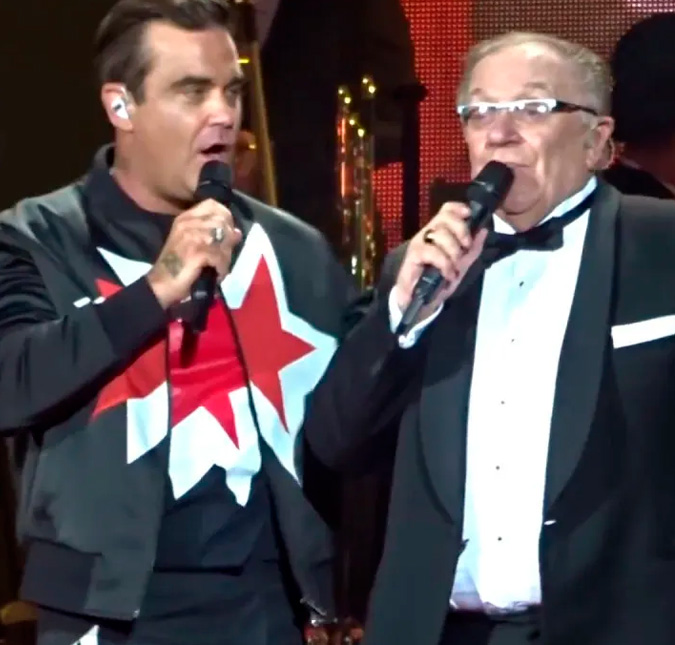 Pai de Robbie Williams é levado às pressas para hospital após fraturar coluna