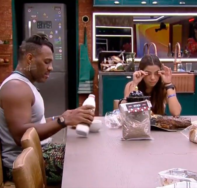 No BBB23, Key Alves faz comentário sobre maquiagem de Amanda: Não vou pagar esse vexame A sister não queria que seu rímel ficasse borrado